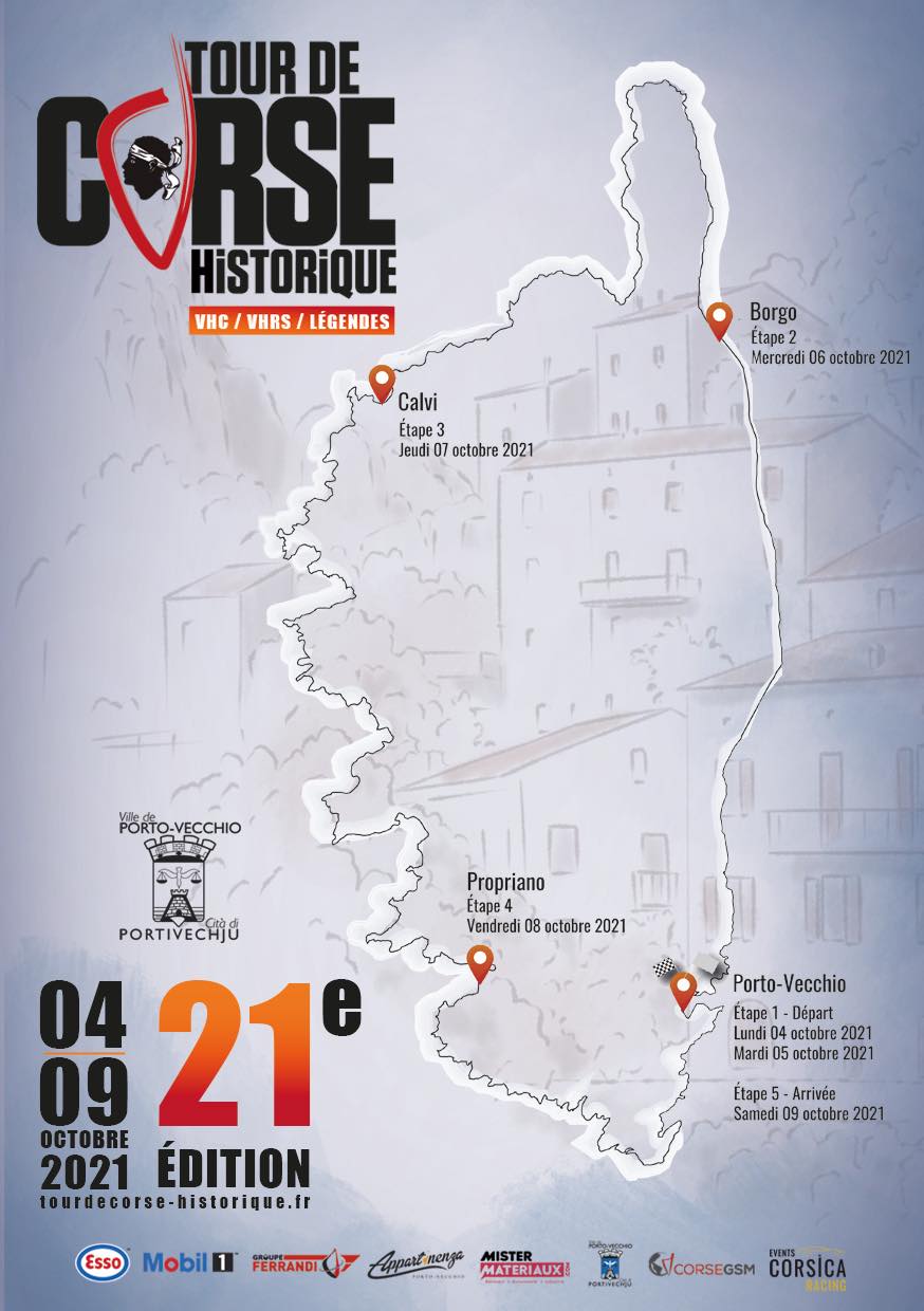 road book tour de corse historique 2022