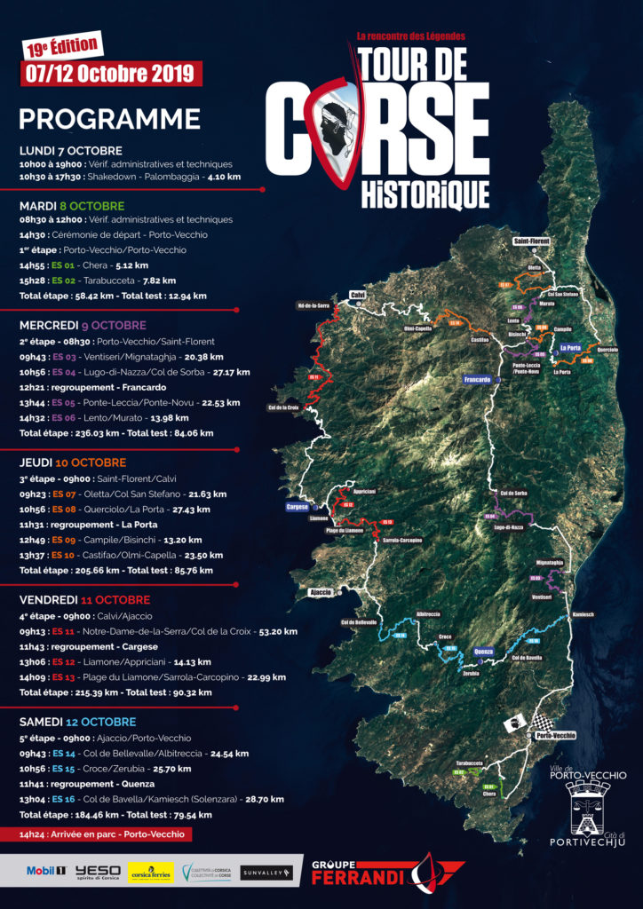 tour de corse historique live