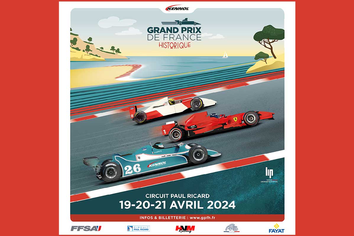 Calendrier F1 2024 / Formule 1 / Programme 2024 / Calendrier de bureau F1  2024 -  France